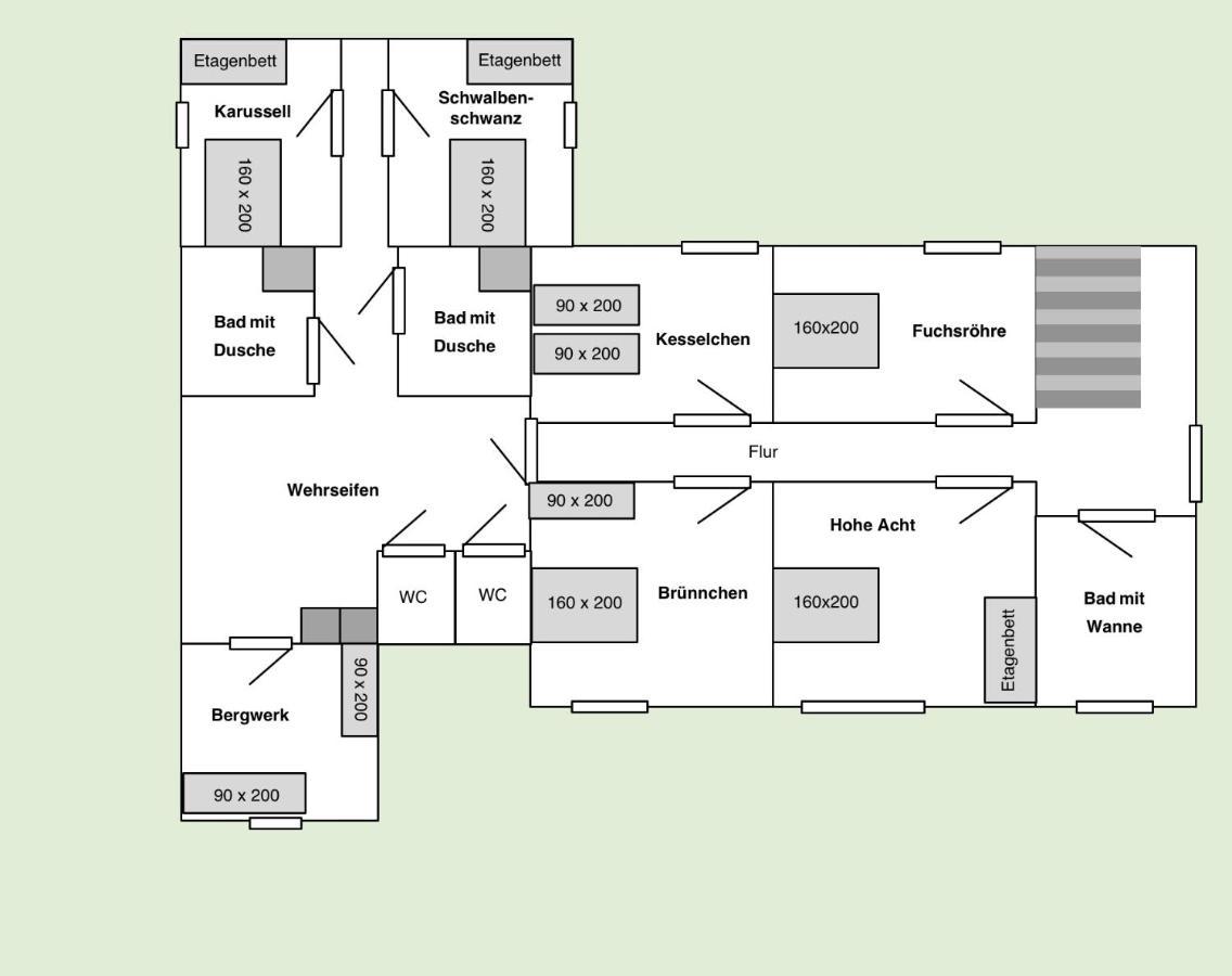 Ferienhaus Backesgarten Fuer 22 Personen Neichen Bagian luar foto